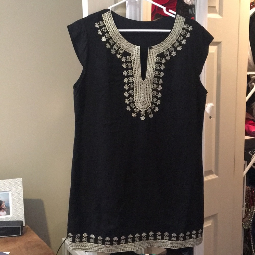 Black tunic dress